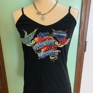 Harley Davidson tank size L black